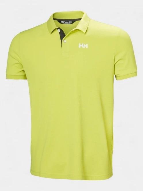Helly Hansen Ocean Polo 2.0 férfi galléros póló zöld színben 6