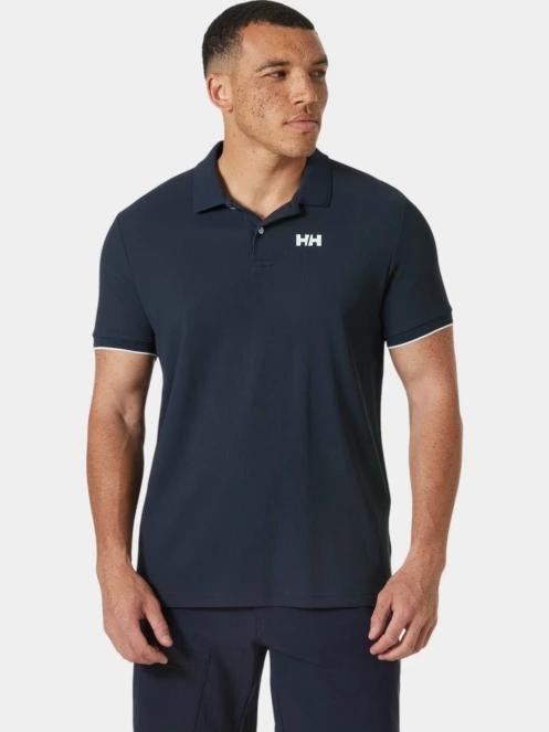 Helly Hansen Ocean Polo 2.0 férfi galléros póló sötétkék színben 2