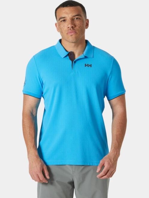 Helly Hansen Ocean Polo 2.0 férfi galléros póló világoskék színben 2