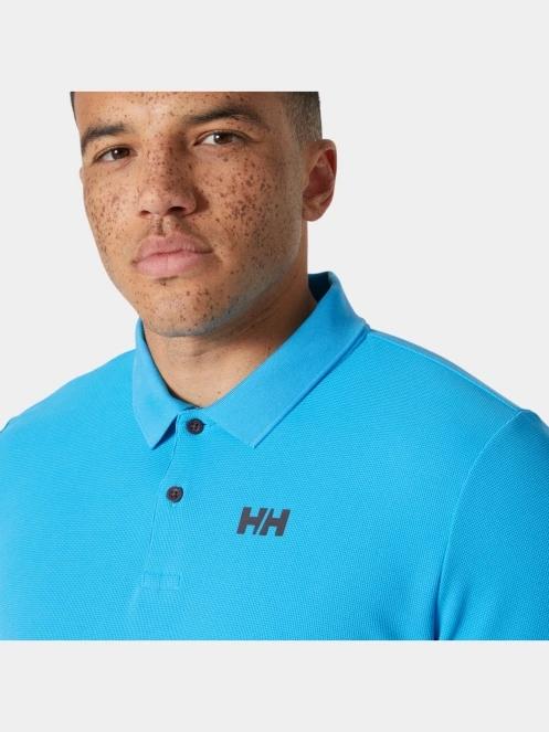 Helly Hansen Ocean Polo 2.0 férfi galléros póló világoskék színben 5