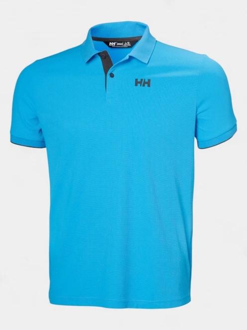 Helly Hansen Ocean Polo 2.0 férfi galléros póló világoskék színben 6