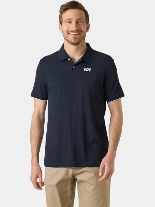 Helly Hansen Ocean Polo 2.0 férfi galléros póló sötétkék színben 2