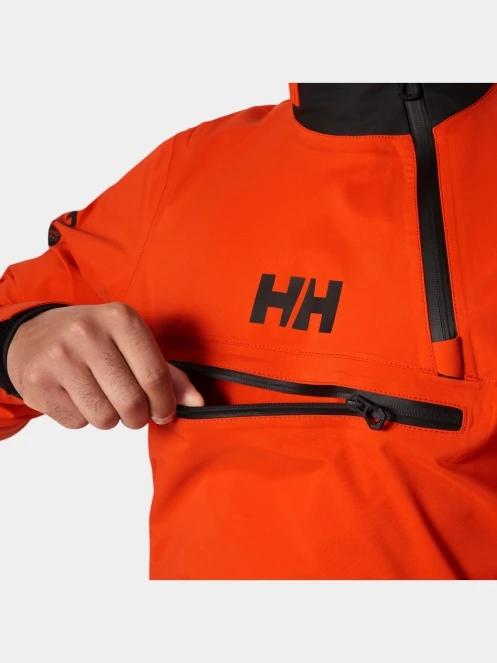 Helly Hansen Foil Shell Smock férfi vitorlás kabát narancssárga színben 4