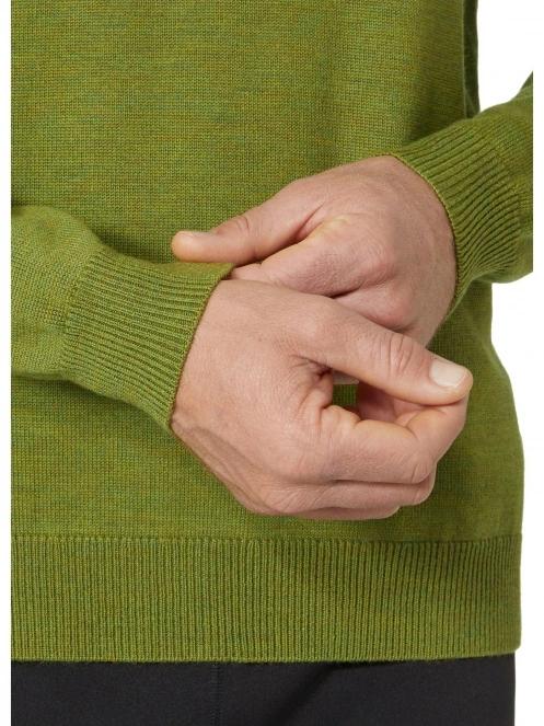 Helly Hansen Shore Merino Sweater férfi pulóver zöld színben 5