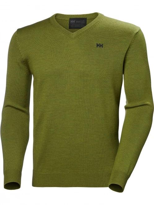 Helly Hansen Shore Merino Sweater férfi pulóver zöld színben 6
