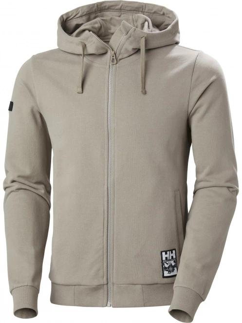 Helly Hansen Arctic Ocean Full Zip Hoodie férfi kapucnis pulóver szürke színben 7