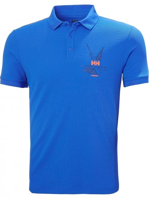 Helly Hansen Hp Race Polo férfi rövid ujjú sport póló kék színben 6