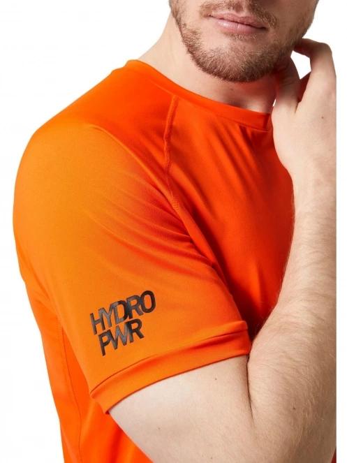 Helly Hansen Hp Ocean T-Shirt 2.0 férfi rövid ujjú sport póló narancssárga színben 4