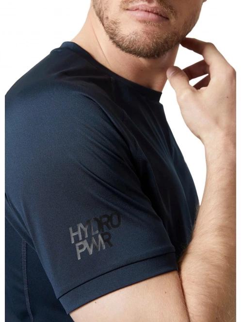 Helly Hansen Hp Ocean T-Shirt 2.0 férfi rövid ujjú sport póló sötétkék színben 4