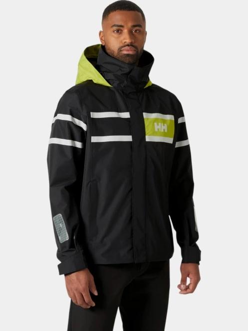 Helly Hansen Salt Inshore Jacket férfi vitorlás kabát fekete színben 2