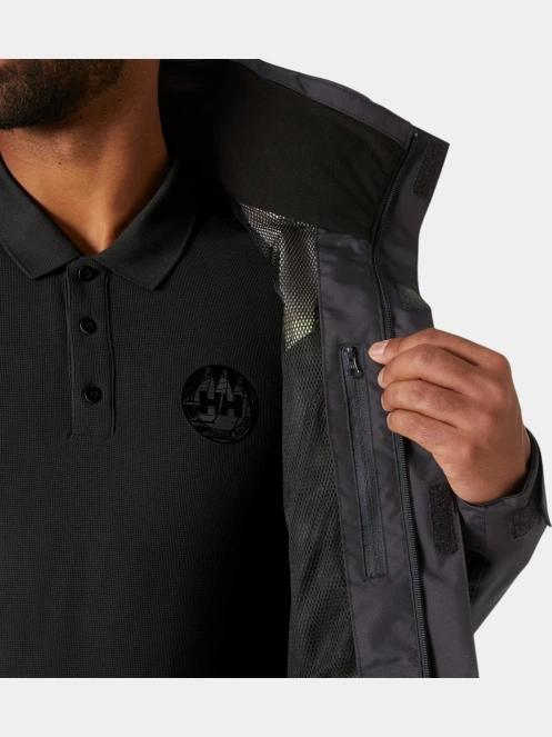 Helly Hansen Salt Inshore Jacket férfi vitorlás kabát fekete színben 4