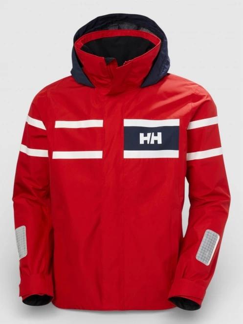 Helly Hansen Salt Inshore Jacket férfi vitorlás kabát piros színben 9
