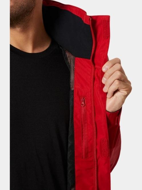 Helly Hansen Salt Inshore Jacket férfi vitorlás kabát piros színben 4