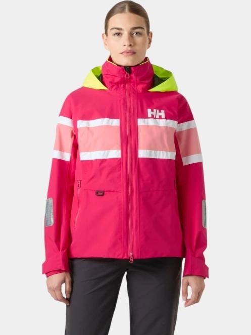 Helly Hansen W Salt Original Jacket női vitorlás kabát magenta színben 2