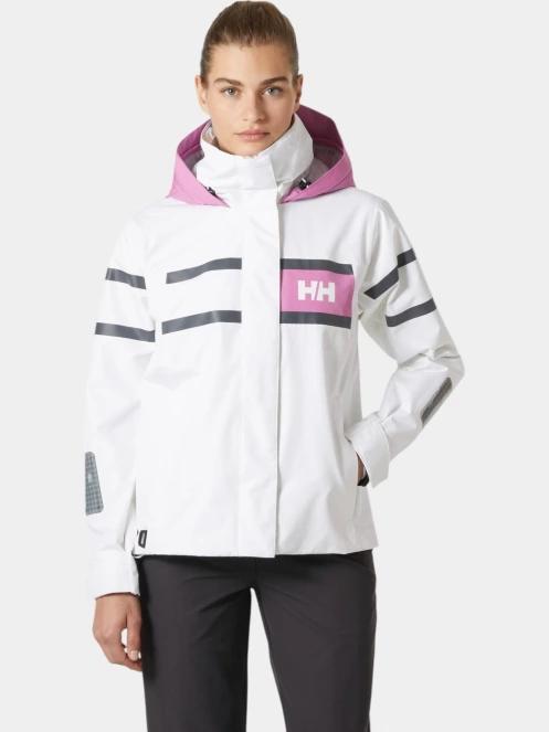 Helly Hansen W Salt Inshore Jacket női vitorlás kabát fehér színben 2