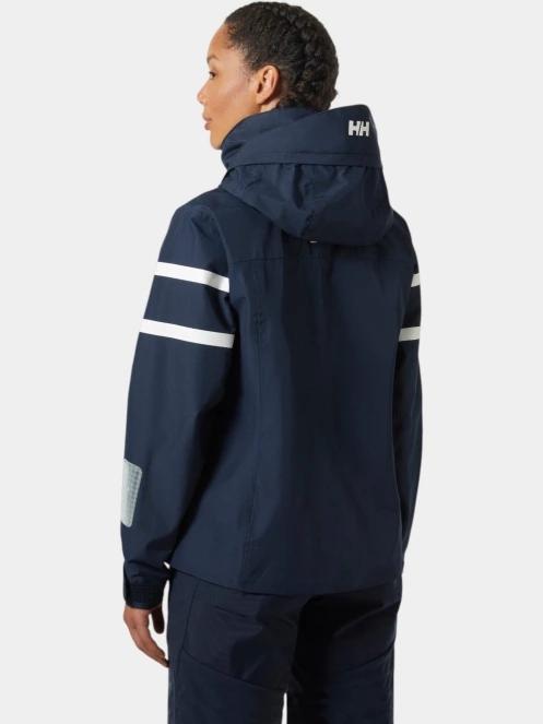 Helly Hansen W Salt Inshore Jacket női vitorlás kabát sötétkék színben 3