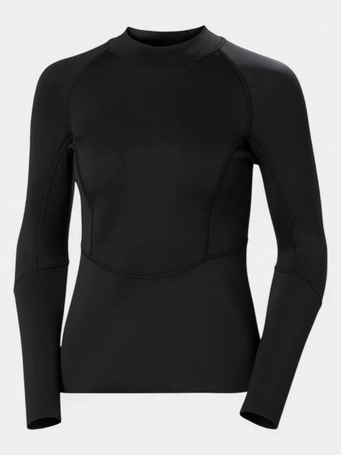 Helly Hansen W Waterwear Top női hosszú ujjú neoprén felső fekete színben 7