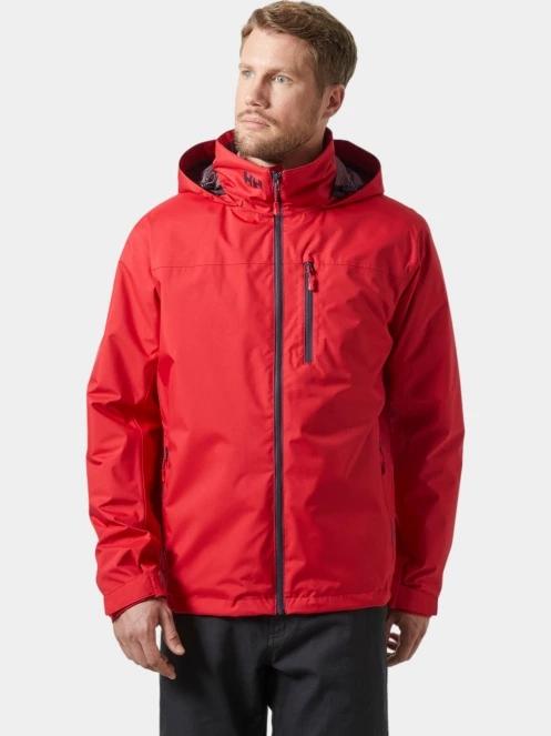 Helly Hansen Crew Hooded Midlayer Jacket 2 férfi vitorlás kabát piros színben 2