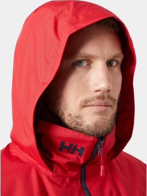 Helly Hansen Crew Hooded Midlayer Jacket 2 férfi vitorlás kabát piros színben 4
