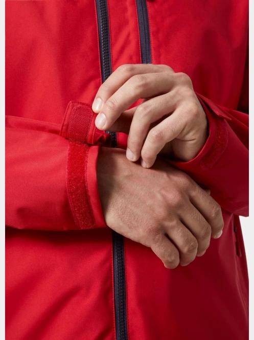 Helly Hansen Crew Hooded Midlayer Jacket 2 férfi vitorlás kabát piros színben 5