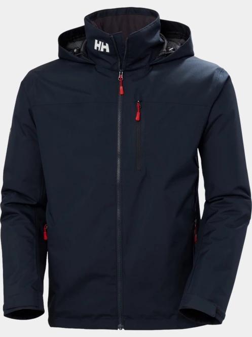 Helly Hansen Crew Hooded Midlayer Jacket 2 férfi vitorlás kabát sötétkék színben 8
