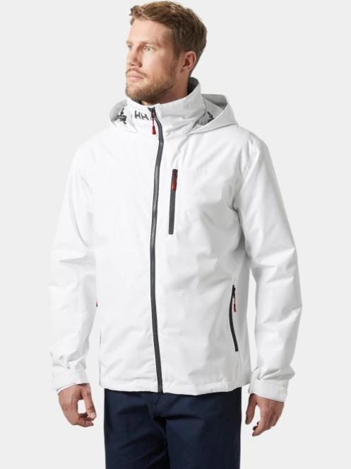Helly Hansen Crew Hooded Midlayer Jacket 2 férfi vitorlás kabát fehér színben 2
