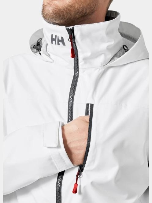 Helly Hansen Crew Hooded Midlayer Jacket 2 férfi vitorlás kabát fehér színben 5