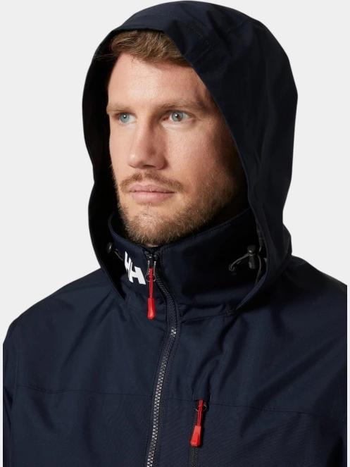 Helly Hansen Crew Hooded Jacket 2.0 férfi vitorlás kabát sötétkék színben 6