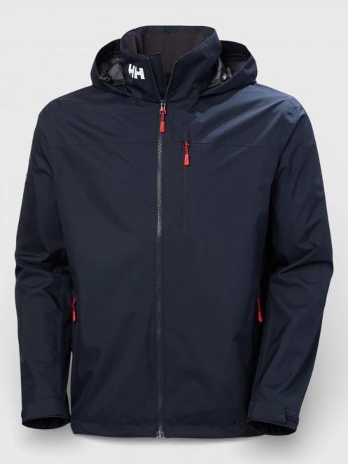 Helly Hansen Crew Hooded Jacket 2.0 férfi vitorlás kabát sötétkék színben 8