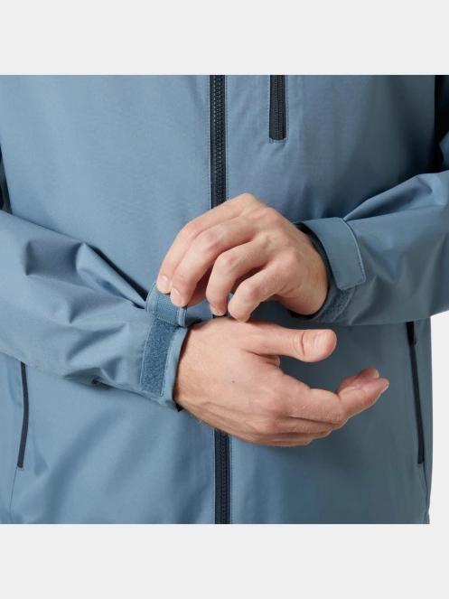 Helly Hansen Crew Hooded Jacket 2.0 férfi vitorlás kabát kék színben 7