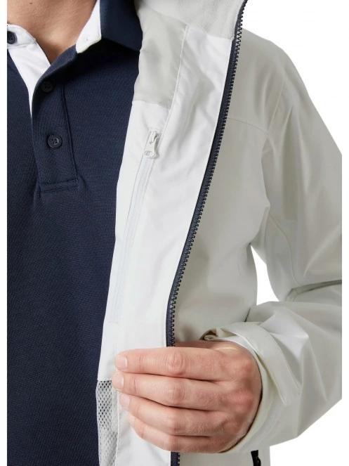 Helly Hansen Crew Jacket 2.0 férfi vitorlás kabát fehér színben 4