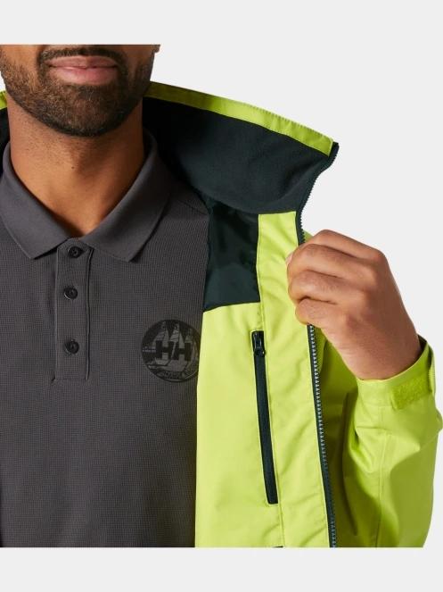 Helly Hansen Crew Jacket 2.0 férfi vitorlás kabát zöld színben 4