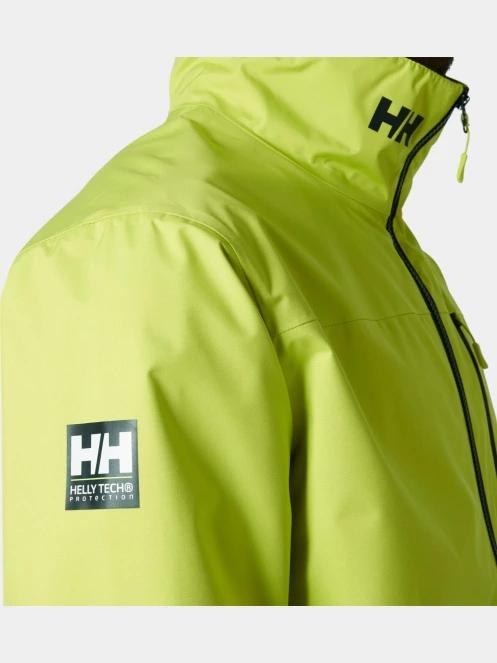 Helly Hansen Crew Jacket 2.0 férfi vitorlás kabát zöld színben 6