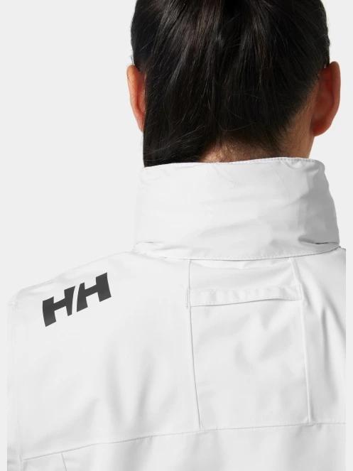 Helly Hansen W Crew Hooded Midl Jacket 2.0 női vitorlás kabát fehér színben 5