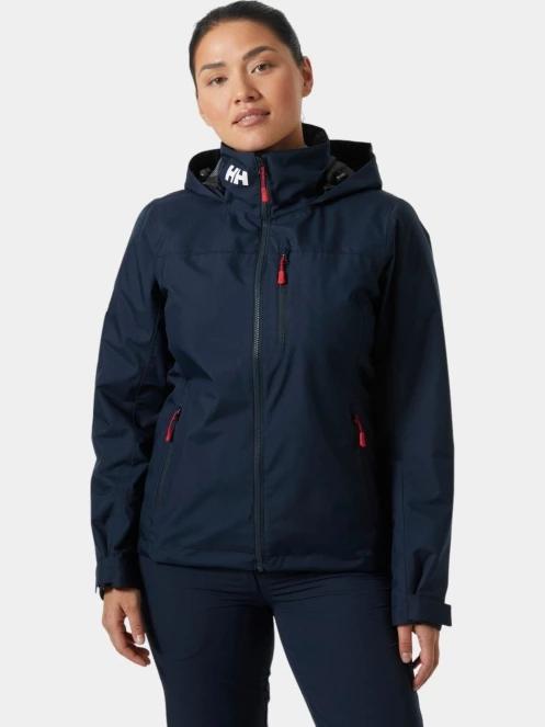 Helly Hansen W Crew Hooded Midl Jacket 2.0 női vitorlás kabát sötétkék színben 2