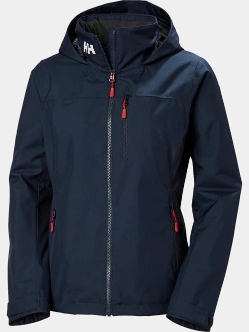 Helly Hansen W Crew Hooded Midl Jacket 2.0 női vitorlás kabát sötétkék színben 7
