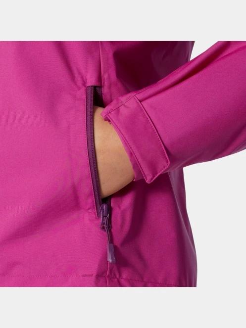 Helly Hansen W Crew Hooded Midl Jacket 2.0 női vitorlás kabát magenta színben 6