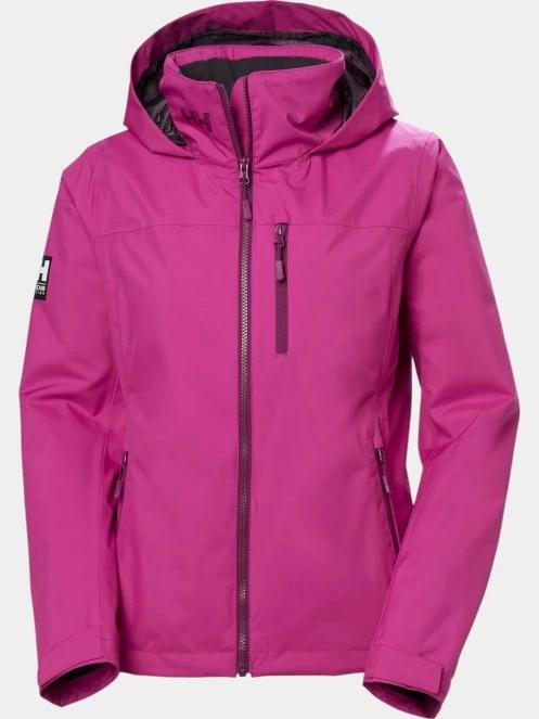 Helly Hansen W Crew Hooded Midl Jacket 2.0 női vitorlás kabát magenta színben 8