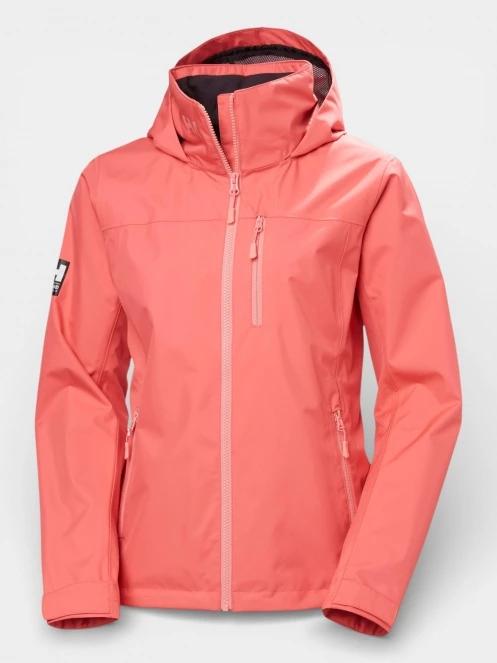 Helly Hansen W Crew Hooded Jacket 2.0 női vitorlás kabát rózsaszín színben 10