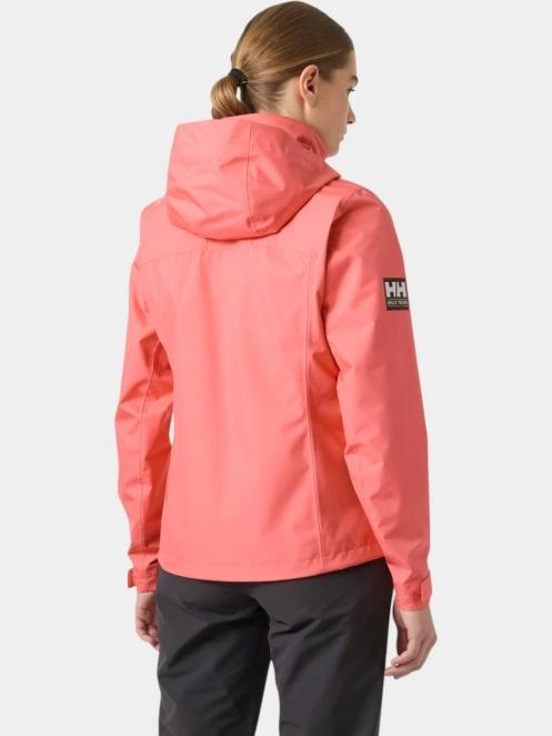 Helly Hansen W Crew Hooded Jacket 2.0 női vitorlás kabát rózsaszín színben 3