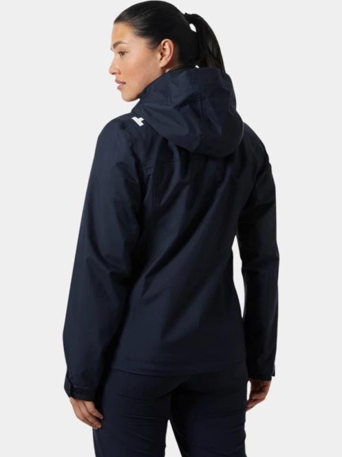 Helly Hansen W Crew Hooded Jacket 2.0 női vitorlás kabát sötétkék színben 3