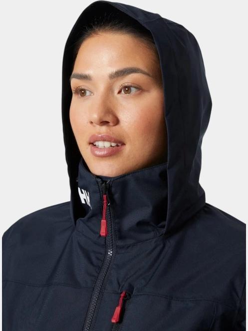 Helly Hansen W Crew Hooded Jacket 2.0 női vitorlás kabát sötétkék színben 5