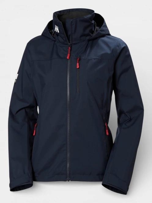Helly Hansen W Crew Hooded Jacket 2.0 női vitorlás kabát sötétkék színben 8