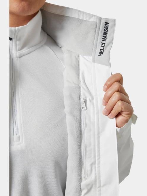 Helly Hansen W Crew Midlayer Jacket 2 női vitorlás kabát fehér színben 5