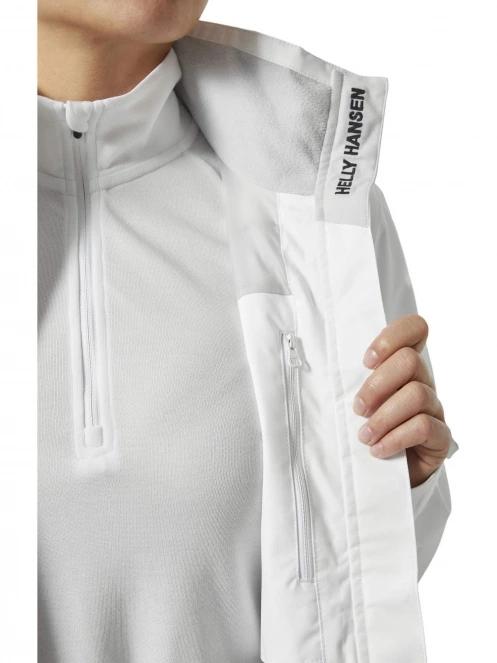 Helly Hansen W Crew Jacket 2.0 női vitorlás kabát fehér színben 4