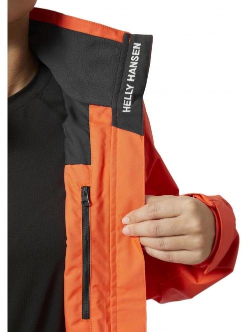 Helly Hansen W Crew Jacket 2.0 női vitorlás kabát narancssárga színben 6