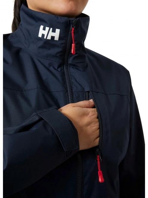 Helly Hansen W Crew Jacket 2.0 női vitorlás kabát sötétkék színben 4