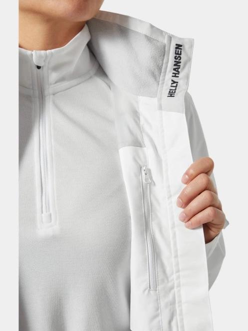 Helly Hansen W Crew Jacket 2.0 női vitorlás kabát fehér színben 5