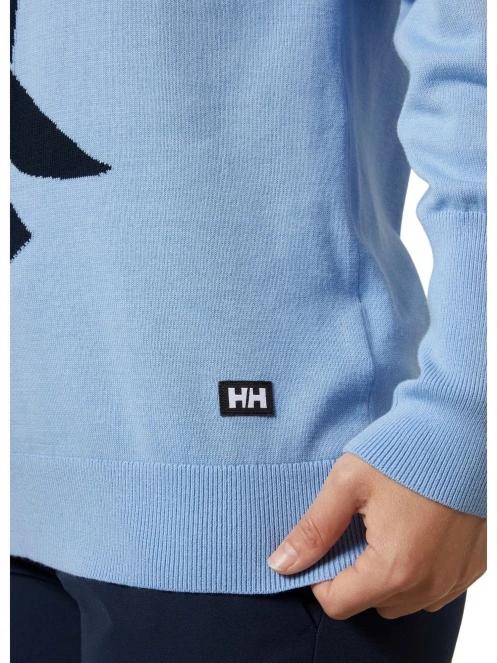 Helly Hansen W Salt Summer Knit női pulóver világoskék színben 5