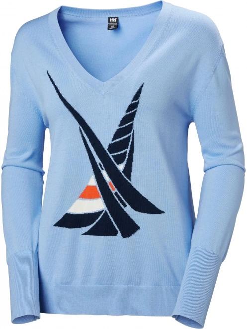 Helly Hansen W Salt Summer Knit női pulóver világoskék színben 6